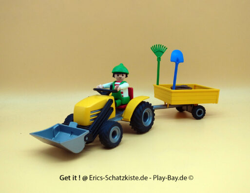 Playmobil® 4486 Gartentraktor mit Anhänger / Gardener with Tractor (Get it @ PLAY-BAY.de)