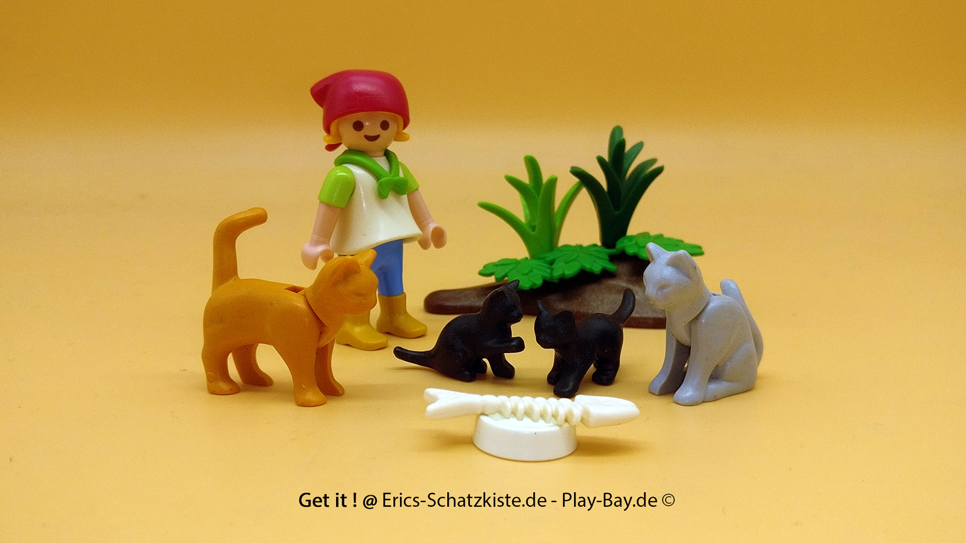 Playmobil® 4493 Katzenfamilie / Girl with Cats (Get it @ PLAY-BAY.de)