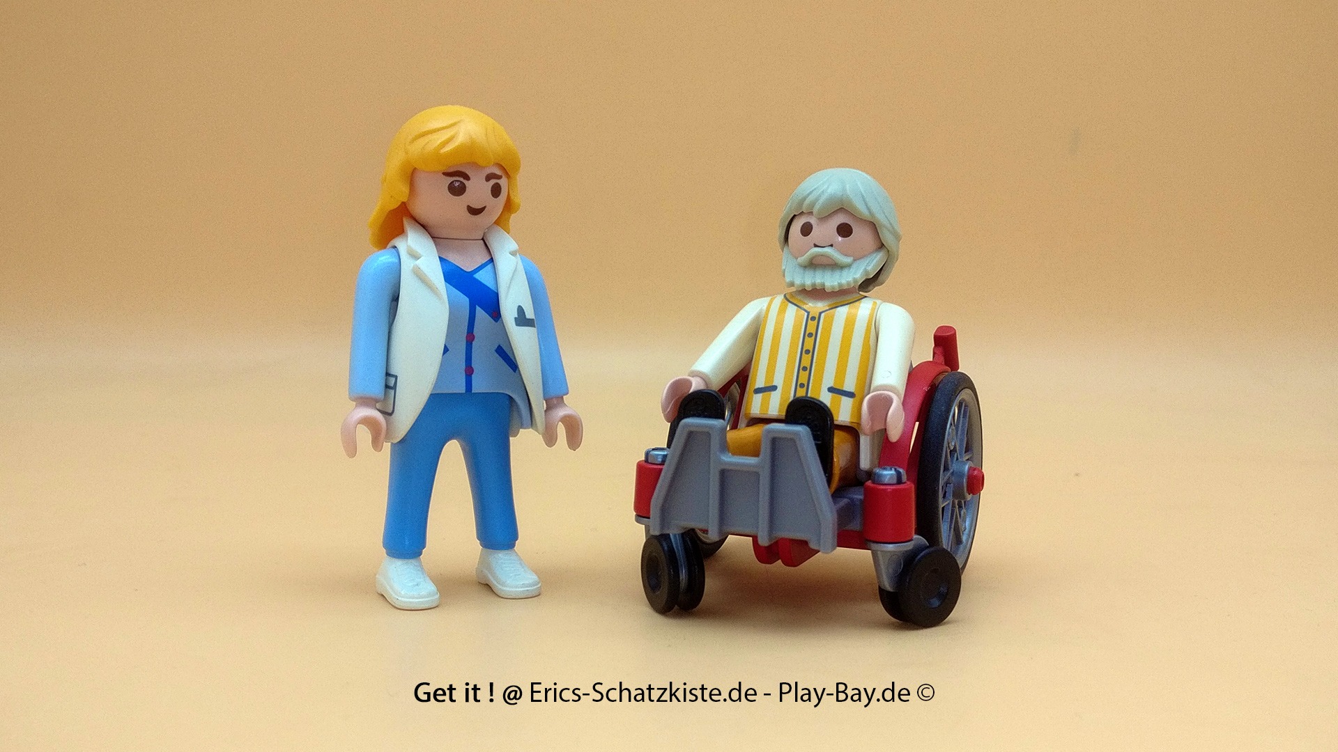 Playmobil® 4226 Pflegerin mit Patient / Wheelchair and patient (Get it @ PLAY-BAY.de)