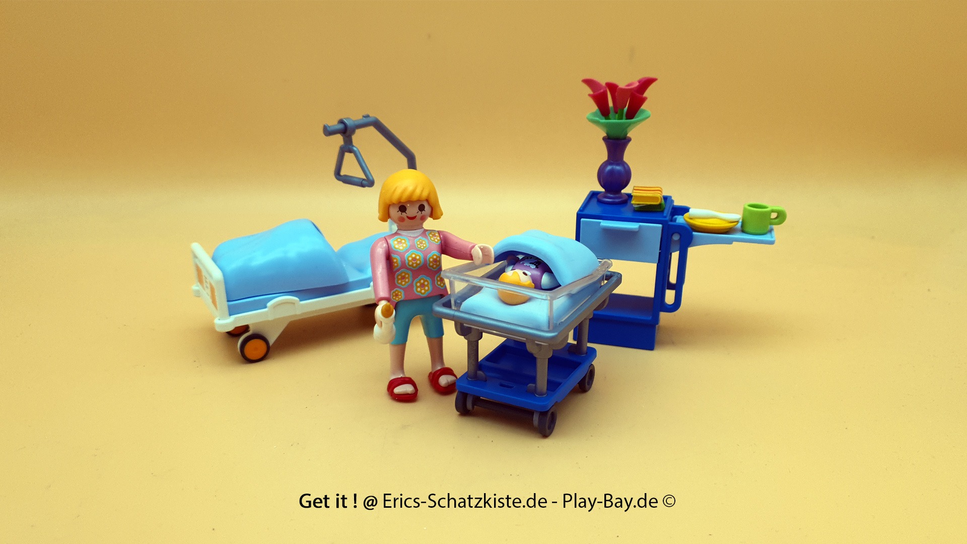 Playmobil® 6660 Krankenzimmer mit Babybett (Get it @ PLAY-BAY.de)